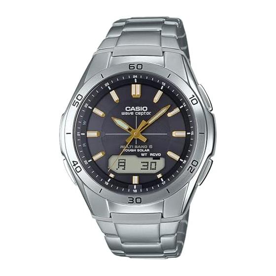 [Casio] Wave Ceptor Watch [Domestic Genuine Product] Radio Solar WVA-M640D-1A3JF Men s Silver