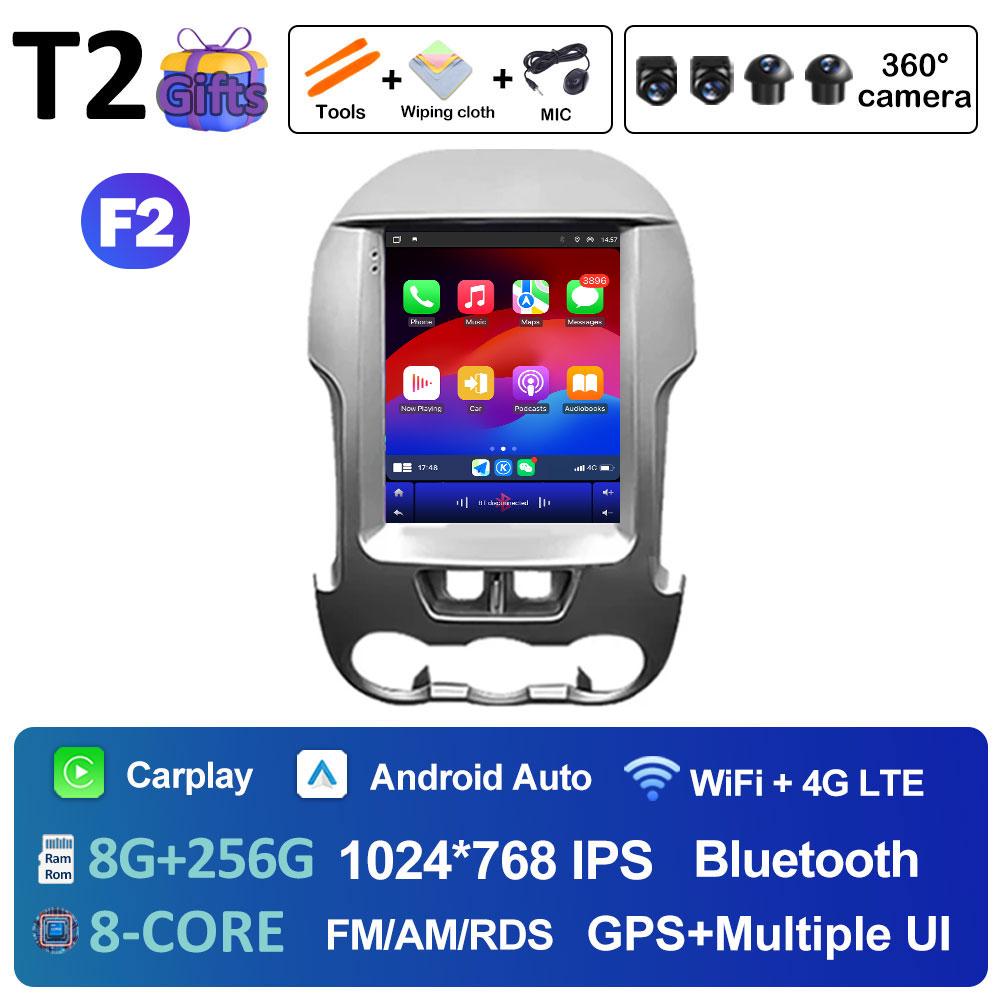 Intelligent System Wireless Carplay For Ford Ranger 2012 2013 2014 2015 Bluetooth Autoradio Cooling fan Touch Screen 4G No 2 din