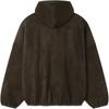 Fear of God Essentials Suede Fleece Modern Hoodie Brown Men Tops 192HO256943F