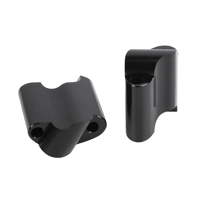 Motorcycle 2'' Rise Handle Bar Risers For Harley XL 1200X Forty-Eight 2010-2018 Handlebar Riser Mount Adapter