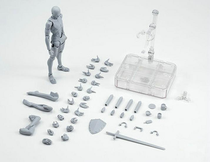 SHF Gray DX 2.0 Articulated Figures: Basic Male & Female by Takarai Rihito & Yabuki Kentaro