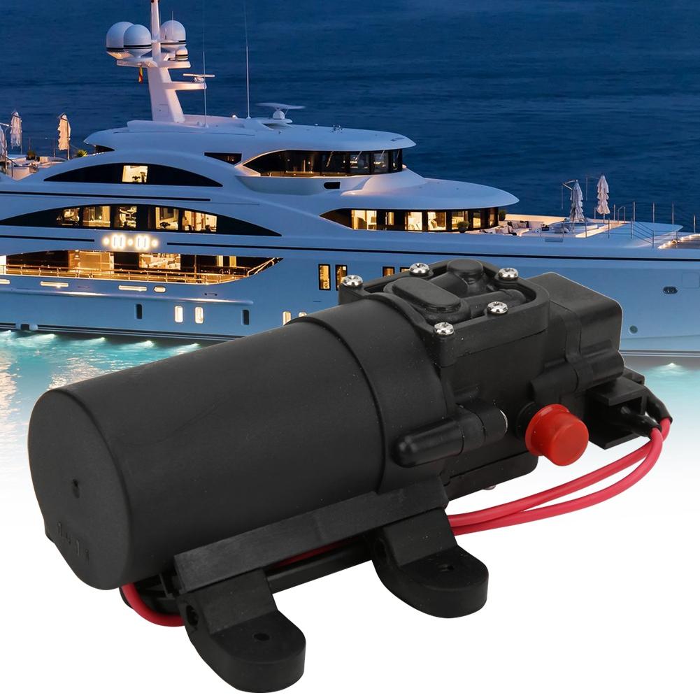 12V Wasser Yacht Miniatur Hub Kolben Druckwasser Membran Geradeaus Pumpe
