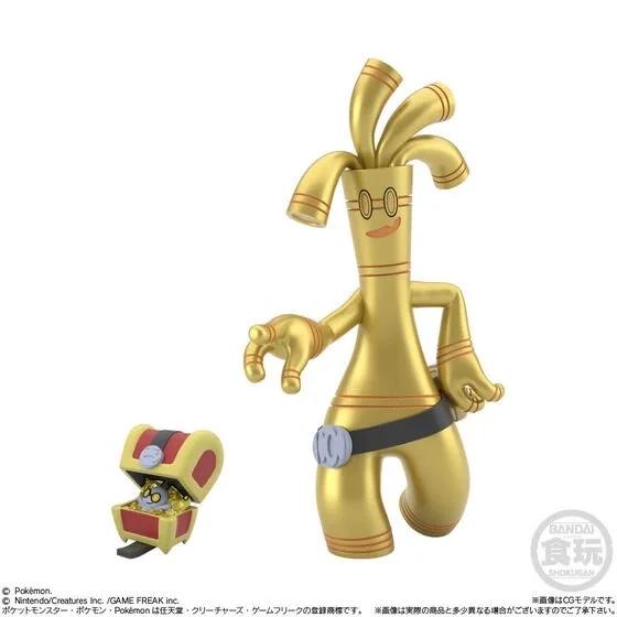 Genuine Elf Scale World Scarlet and Violet Paldea region Ceruledge Armarouge Gimmighoul Haruto1/20 Action Figure Model Toys