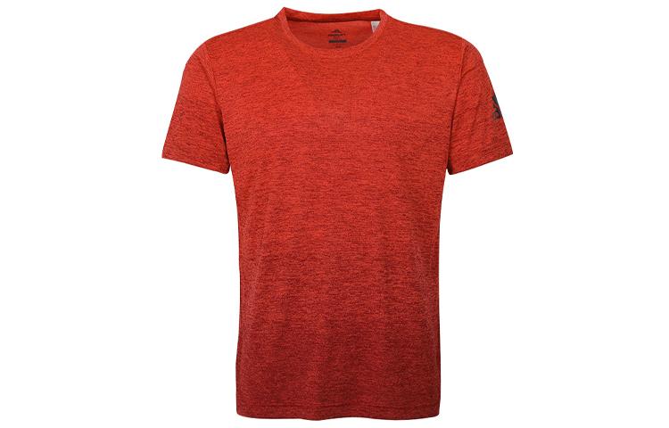 Adidas XPERIOR MERINO T Shirts Men s Orange Crew Neck Moderate Straight Fit EH4581 M