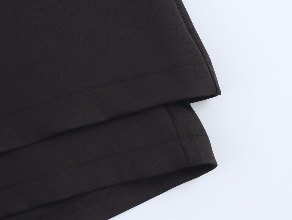 2025 Spring Women's European and American Halter Neck Shirt Dress Pants