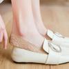 1 Pair Silicone Lace Lace Non-slip Invisible Boat Socks