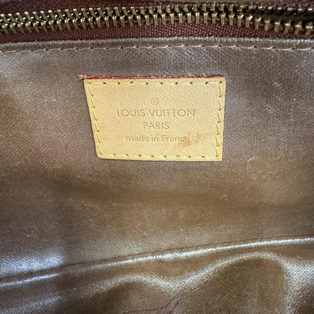 LOUIS VUITTON M47527 Monogram leather Truest wallet 25 Cosmetics Pouch Brown leather Used