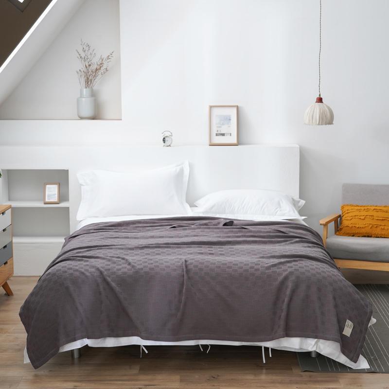 Knitted blanket double-size cover blanket summer cool quilt single-size sofa blanket office nap blanket