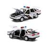 1/32 Santana Police Toy Car, Alloy Car, Mold and Toy Car, Miniature Car Model, Children's Toy Car
