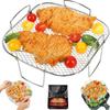 Air Fryer Accessories Barbecue Rack Stainless Steel Rack Even Heating