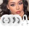 Glue Free Magnetic Eyelashes with Clip DIY False Eyelash Clusters Magnetic False Eyelashes  Female