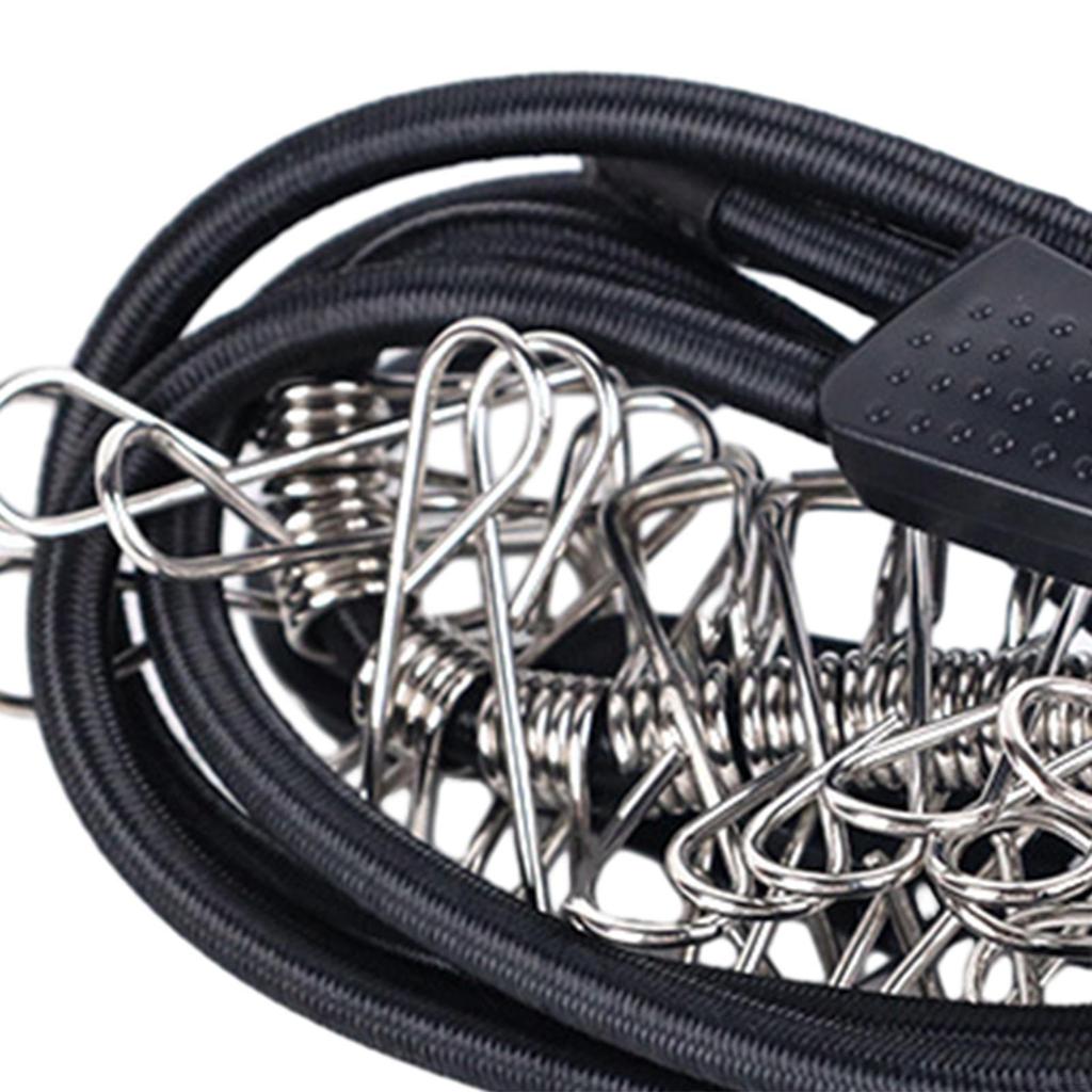 Adjustable Cord Bungie Rope Premium Rubber Easy to Install Strap Clothesline for Luggage