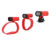 3Pcs USB Rechargeable Wrist Band Torch Wrist Ankle Light Flashlight  Helmet Light Torch Outdoor 