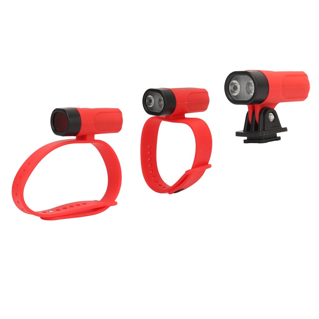 3Pcs USB Rechargeable Wrist Band Torch Wrist Ankle Light Flashlight  Helmet Light Torch Outdoor 