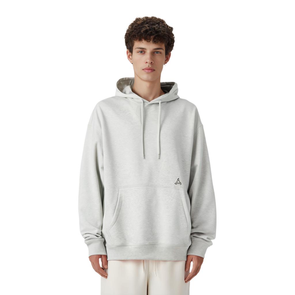 Palace Long Sleeve Hooded Sweatshirt Unisex sweatshirt Gray P17HD090