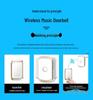 Self-Powered Waterproof Wireless Doorbell with Long-Range Remote and Elderly Call Button