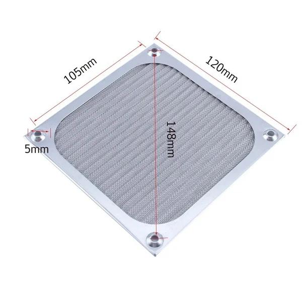 

1 шт. 12x12 см компьютерный корпус вентилятора пылезащитный фильтр сетка крышка сетка защитные с отверстиями для ПК компьютерный вентилятор фильтр экран щиток
