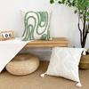 ACHETER MAINTENANT Housse de taie d'oreiller géométrique à rayures touffetées Housse de coussin abstraite vintage américaine pour salon canapé maison fête chambre à coucher lit Décor