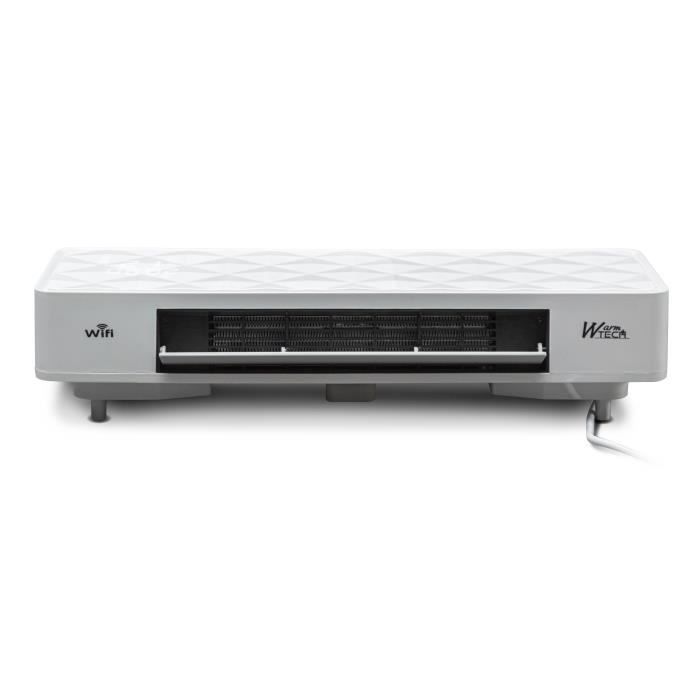 Chauffage électrique mural - 2000W - WARM TECH - Céramique - WiFi - 240V - Jusqu'à 50m3 - Blanc