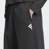 Adidas Loose Soft Comfortable Fashion Knitted Sports Pants Women Bottoms Black JY8072