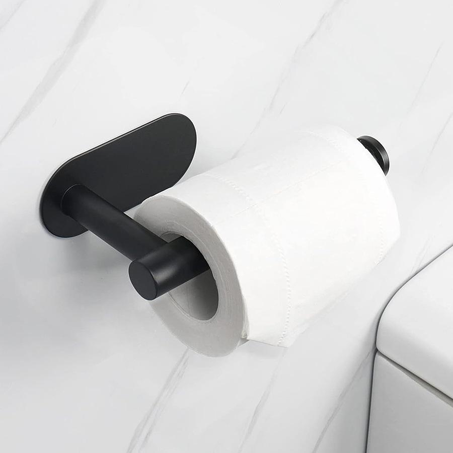 Stainless Steel Bathroom Hardware Set No-drill Towel Bar Holder Self-Adhesive Toliet Paper Holder Robe Hook Bathroom Accessories