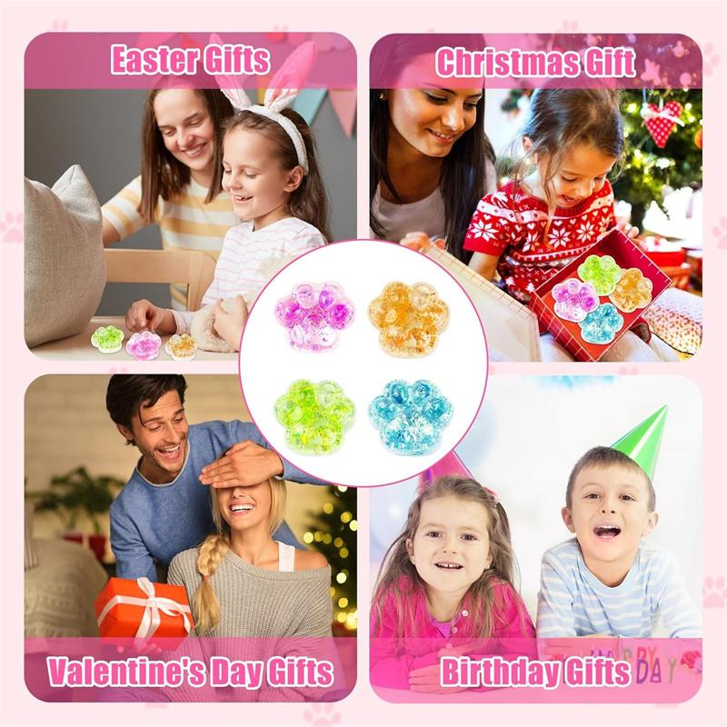 צעצועי טאבה כפות חתול סקווישי קאוואי סקווישיז צעצועי מוצ'י סנסוריים טאבה צעצועי פידג'ט רכים בעבודת יד להקלה על לחץ מתנות למסיבה