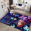 Jujutsu Kaisen Cartoon Bath Mat Kids Room Bedroom Decoration Balcony Anti-Slip Doormat Living Room Alfombra