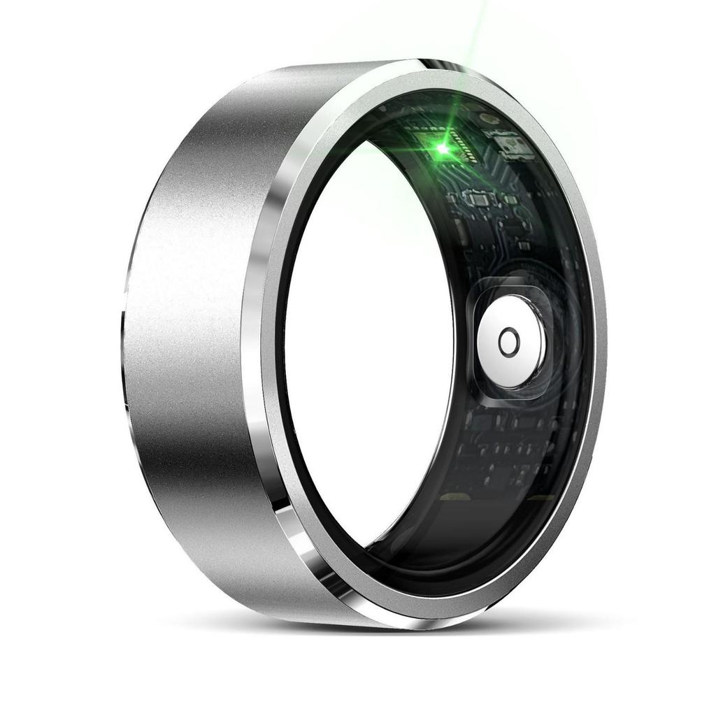 Bague Intelligente R5: Étanche, Fréquence cardiaque, Pression artérielle, Oxygène sanguin, Surveillance du sommeil, Multisport, Fonctions photo et Bluetooth.
