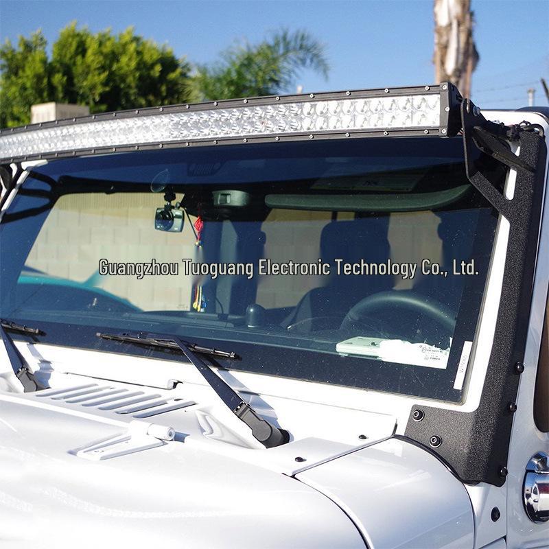 Jeep JK Wrangler (07-17) A-Pillar Light Bracket for Windshield Roll Bar Addition