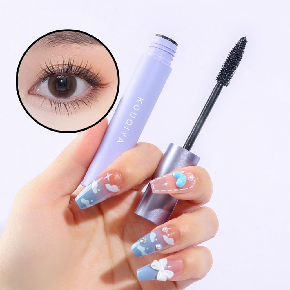5D Silk Fiber Mascara Lash Black Mascara Voděodolná řasenka, která se nerozmazává, Prodlužování řas Husté prodloužení řas Kosmetika