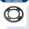 420 Pitch 37 Tooth Motorcycle Chain Sprocket Rear Sprocket/Rear Side for 50cc 70cc 90cc 110cc 125cc Dirt Pit Bike Mini Bike ATV 4 Wheelers