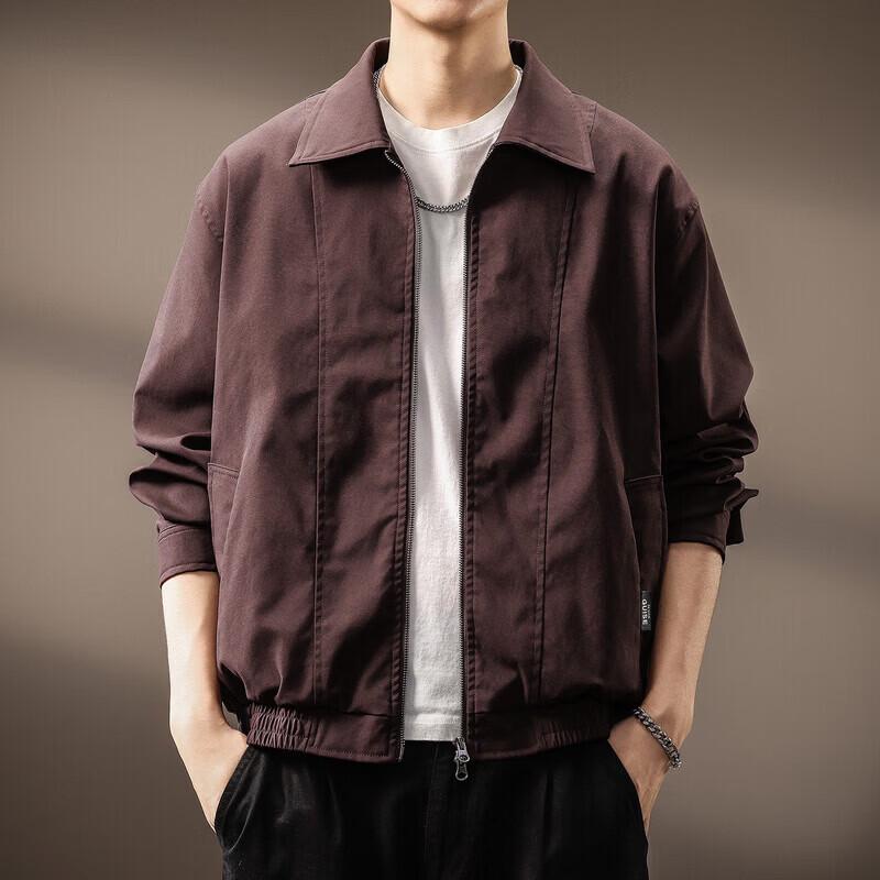 

Men s Trendy Casual American Style Lapel Jacket 3XL