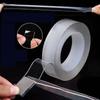 Kitchen Transparent Double Sided Tape Bathroom Waterproof Reusable Self Adhesive Nano Tapes  Decoration Washable Super Tapes