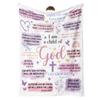 Baptism I Am A Child Of God Christian Blanket Teen Girl Gift 80x60 Inch