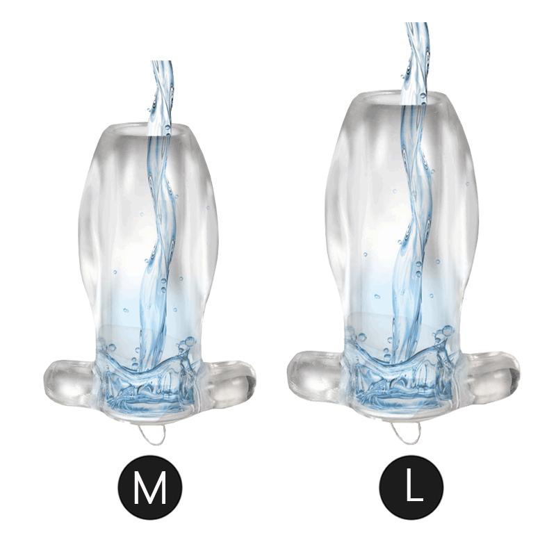 Huge Anal Plug Transparent/Hollow Butt Plug Men Dildo Anal Expander/Spreader Sexy Big Butt Women Vagina Extender/Tube Adult