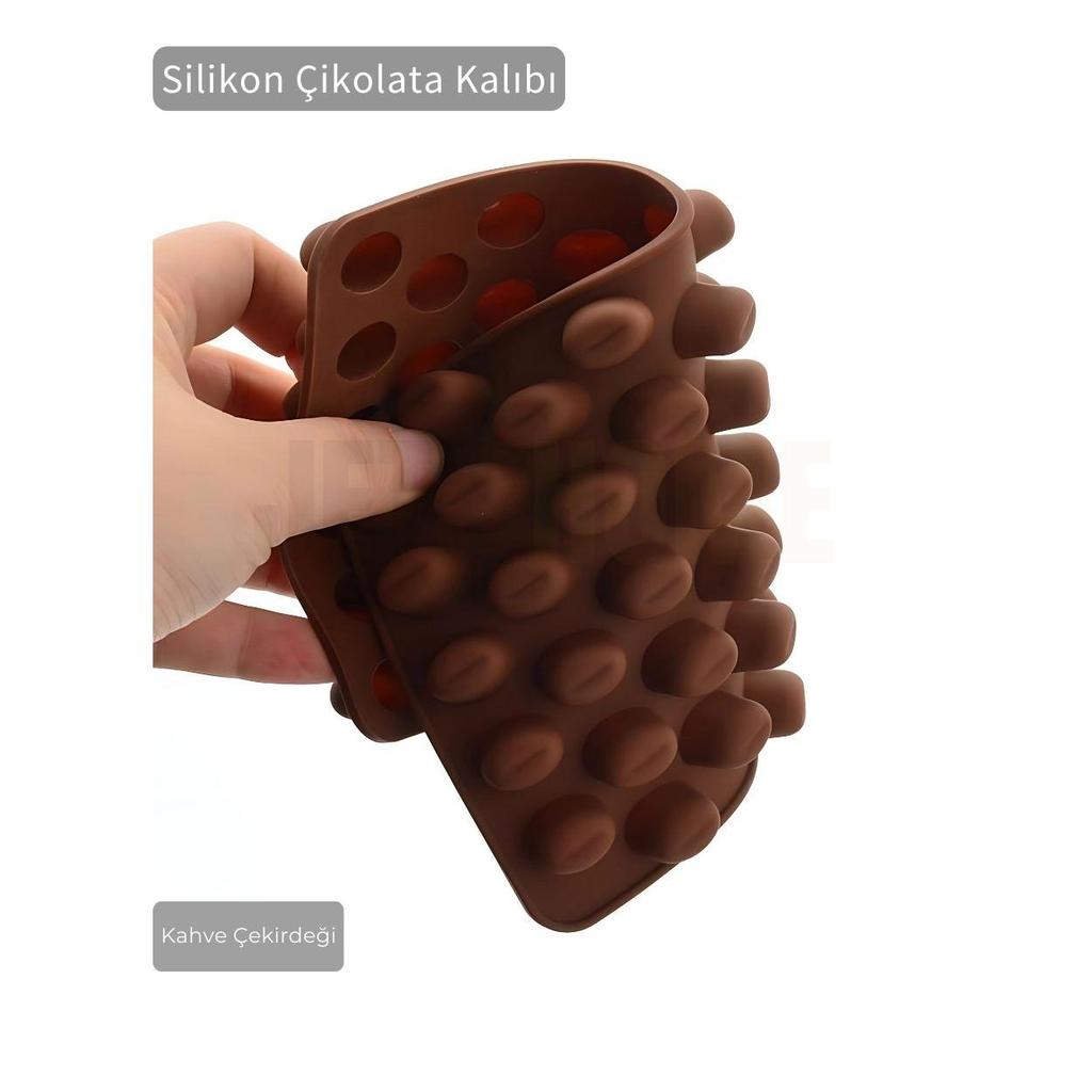 Coffee Bean Pattern Silicone Chocolate Mold