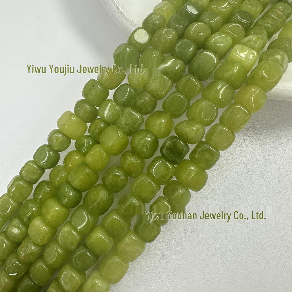 Square Weathered Sugar Cube Stone Beads - DIY Bracelet & Jewelry Accessories