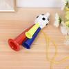 3/6pcs 3-Hole Plastic Football Style Horn Creative Party Chearing Sounding Props Party Ball Game Lively Atmosphere Creation Tool