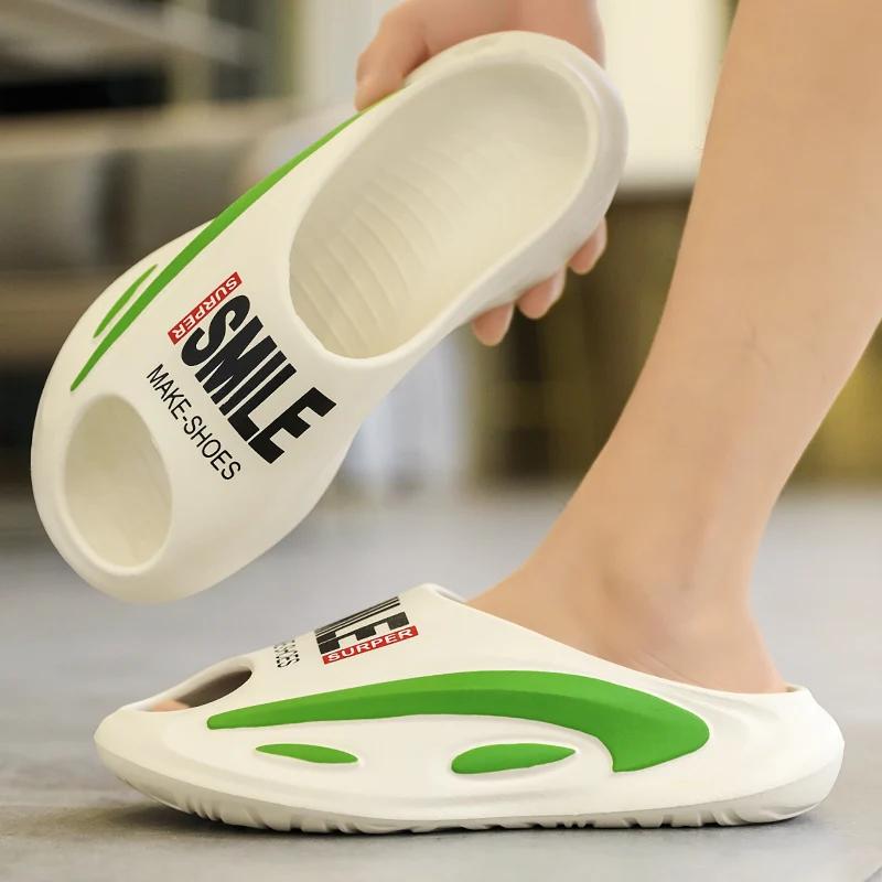 Men Sneakers Platafiorma Flat Sandals For Men Ehite Summer Slippers Shock Absorption Mens Luxury Shoes No-Leather Casual Tennis