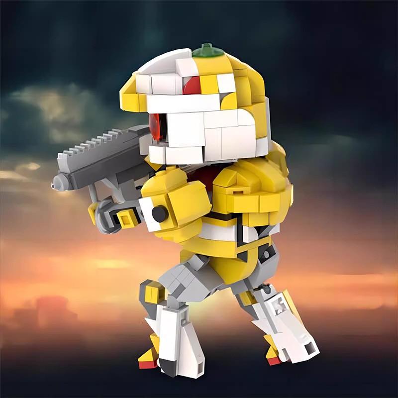 M Robot Set Is Compatible With Lego Eva-000 Mecha Puzzle Assembly Figure No. 0 Machine Soldier Model