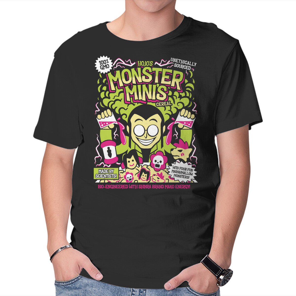 Unisex Crew Neck T-Shirt Monster Minis Graphic Short Sleeve Casual Tee XXXXL