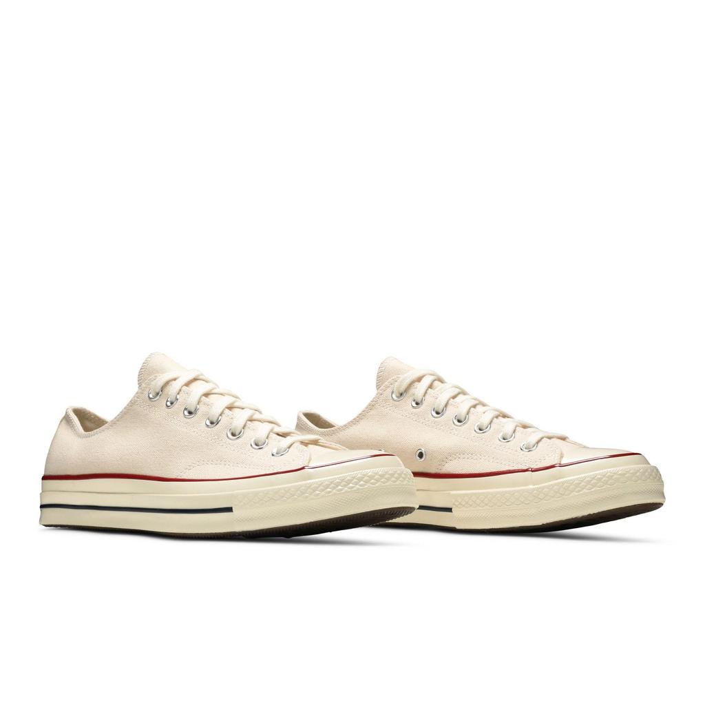 Converse Chuck 70 Low Top 'Parchment' (Unisex) Parchment / Garnet / Egret Canvas Shoes 162062C