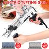 10000r/min Electric Carpet Tufting Guns Hand Gun Carpet Weaving Flocking Machine Cut Pile Loop Pile Power Tool EU Plug 70W 110- 240V