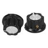 50Pcs Potentiometer Knob Engineering Plastic Brass Core Control Knobs Replacement 20mm BEMA02