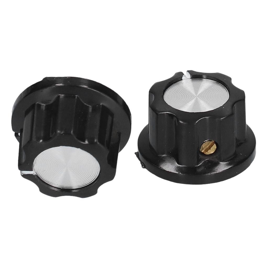 50Pcs Potentiometer Knob Engineering Plastic Brass Core Control Knobs Replacement 20mm BEMA02