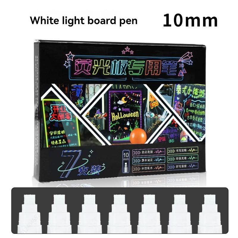 Vloeibare Uitwisbare Krijt Markers Pennen - 8 Kleuren Wasbaar & Nat Uitwisbaar Neon Kunst Markers voor Schoolbord Chalkboard Borden, Glazen Raam
