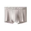 Logo Comfortable Low-Rise Fitted Boxer Briefs Men Underwear Smoke-Gray NB2974-PET