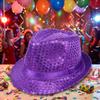 Sequined Jazz Hat for Stage and Christmas - Perfect Party Gift for Kids and Adults