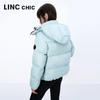 Jinyujie Women's 2024 Winter Short Down Puffer Jacket