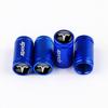 CGYJL1 4Pcs Car Sports Logo Wheel Tire Valve Caps Cover Auto Accessories For Tesla Model 3 Roadster Model S X Model Y SpaceX Cybertruck